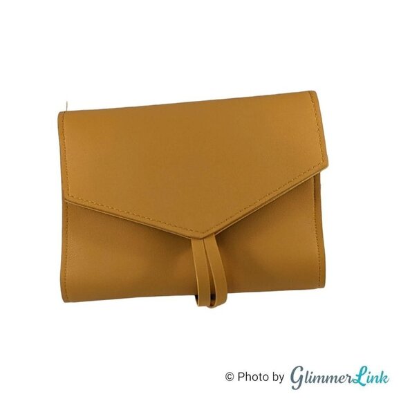 Glass Ladder & Co. Handbags - Glass Ladder Co Honey Vegan Leather Katherine Tech Organizer Roll Up Pouch